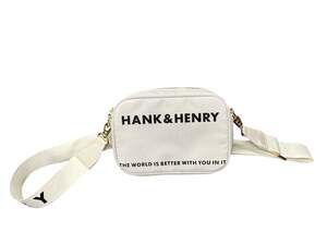 Hank & Henry White Crossbody Bag The World Is Better With You In It